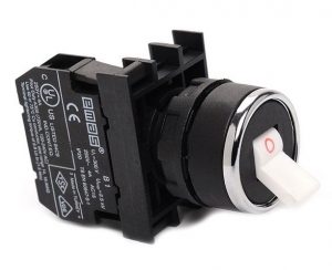 Emas B102C | Tuimelschakelaar met BA adapter en 1NO + 1NC contact | 22mm