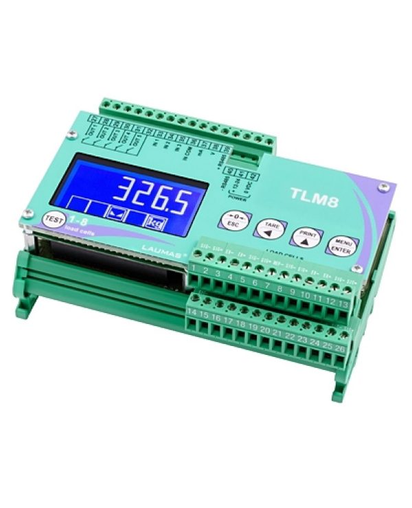 Laumas TLM8 | Weegtransmitter (RS485) | 8 kanalen voor load cellen